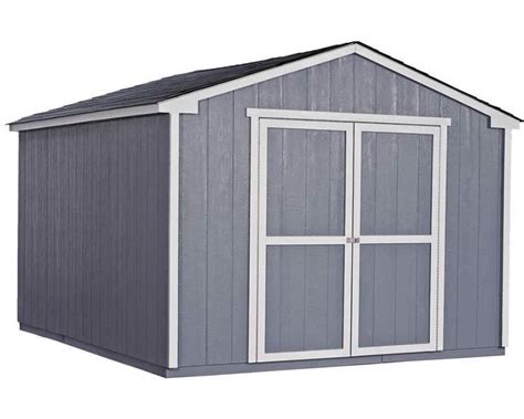 Handy Home Cumberland 10×12 Wood Storage Shed Kit Leather Store World