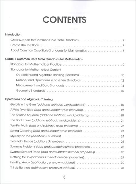 Common Core Math Activities Grade 1 Incentive Publications