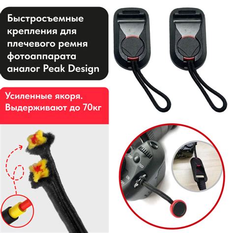 Быстросъемные якоря-фиксаторы крепления плечевого ремня для ...