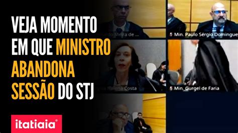 Ministro Do Stj Abandona Sess O Ap S Discordar Da Leitura De Voto Por