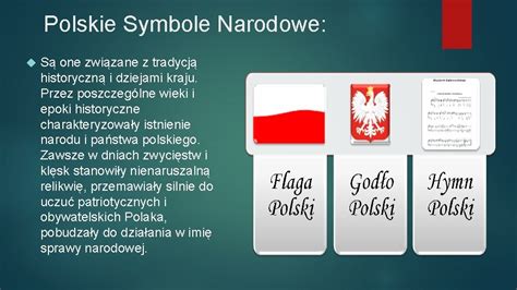 Symbole Narodowe Polski Biaoczerwona Flaga Hymn Narodowy Mazurek