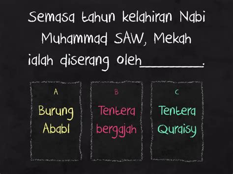 Kuiz Sempena Maulidur Rasul 2022 Quiz
