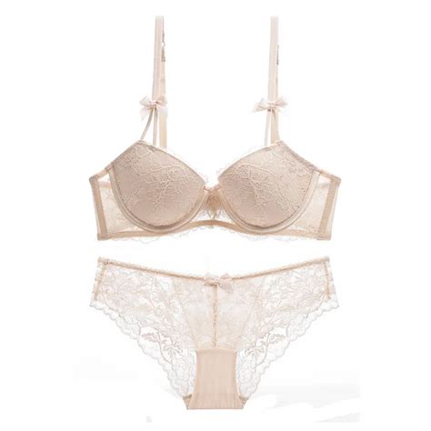 Deep V Sexy Underwear Ultrathin Bra Set Plus Size Brassiere Green Women Lingerie Set Lace