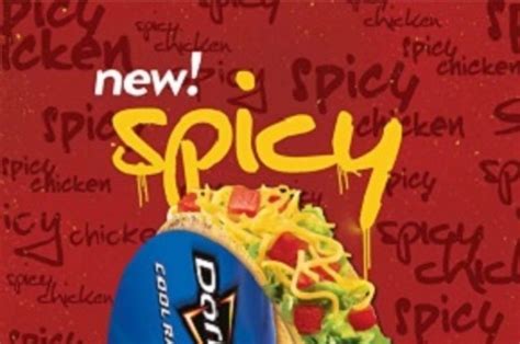 Taco Bells Spicy Chicken Cool Ranch Doritos Locos Tacos Coming Soon Complex