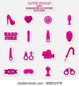 Sex Icons That Can Be Used 스톡 벡터 로열티 프리 308051978 Shutterstock