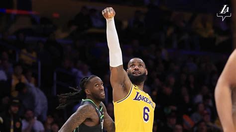 Nba Lebron Leads Lakers Into Playoffs After Ot Win Against Wolves