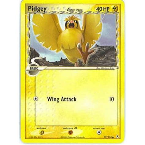 Pokemon Pidgey Ex Holon Phantoms Reverse Holofoil