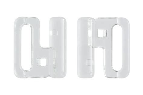 Bikini Verschluß Kunststoff 16mm