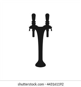 beer tap sign simple icon  stock vector royalty