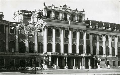 Schönbrunn Palace - War damage 1945 Towards the end of 1944 Schönbrunn ...