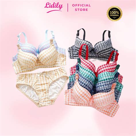 Jual Lidily Setelan Bra Celana Dalam Wanita Lingerie Sexy Kawat