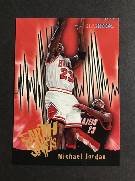 Nba Hoops Earth Shakers Michael Jordan Nm Mint Ebay