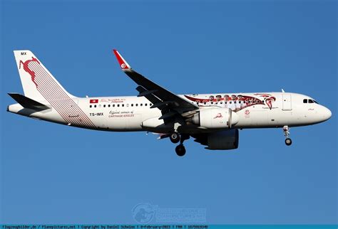 Picture Tunisair Airbus A N Ts Imx