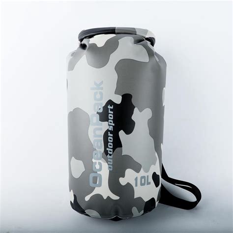 Army Ocean Pack Camouflage Dry Bag Waterproof Bucket Bag Sling Shoulder