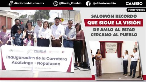 Entrega Sergio Salom N Obras En Acatzingo E Inicia Rehabilitaci N De