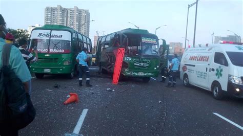 Accidente de tránsito en Barranquilla deja 12 lesionados La FM