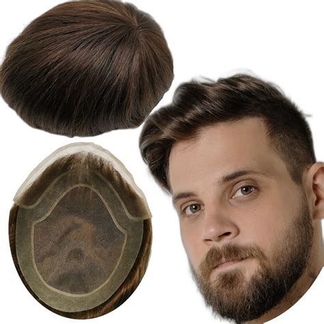 Buy Toupee For Men 8x10 Men Hair Pieces Mens Toupee Straight Human Hair