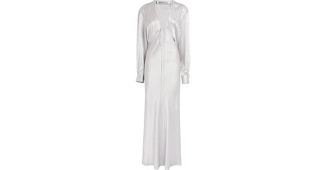 Christopher Esber Silk Triquetra Maxi Dress In White Lyst