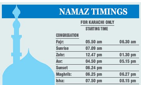 Namaz Timings Karachi Today 13-02-2014 | Daily Newspaper Advertisements ...