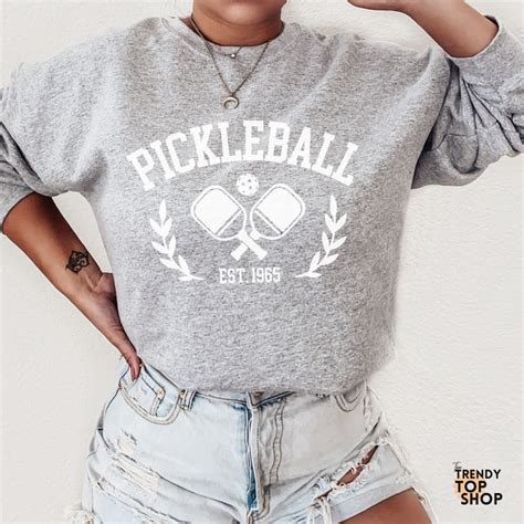 Pickleball Sweatshirts for Women Pickleball Apparel Pickleball - Etsy