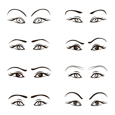 Глаза для макияжа раскраска - 69 фото