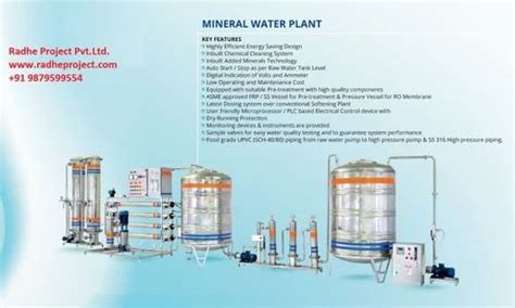 Design Mineral Water Plant Turnkey Project Packaged Drinking Water