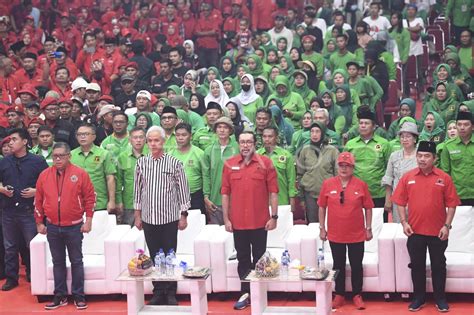 Ganjar Pranowo Hadiri Konsolidasi Lintas Parpol Pendukung Antara Foto