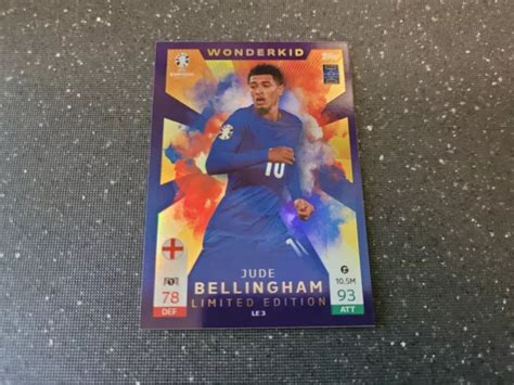 MATCH ATTAX UEFA Euro 2024 Le 3 Jude Bellingham England Limited