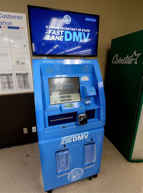Illinois launches new DMV kiosks for license renewal and stickers. What