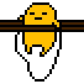 gudetama pixel art
