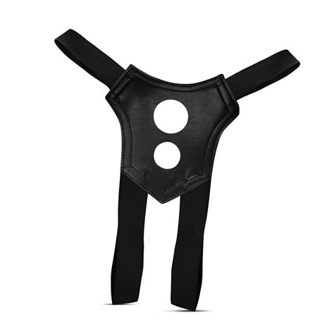 Cinta para Dupla Penetração Anal e Vaginal feita em couro sintético