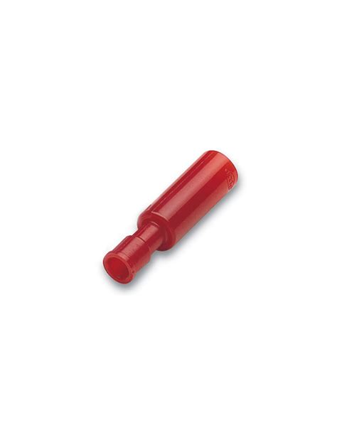 Capicorda Cilindrico Isolato Ad Innesto Femmina Rosso 0 25 1 5 Mm2