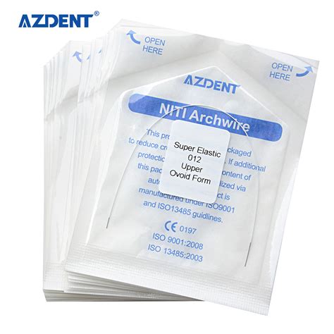 Azdent Dental Orthodontic Arch Wire Nitinol Coated Niti Round Archwire