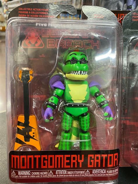 Funko Fnaf Montgomery Gator Glamrock Freddy Security Breach Figures 5