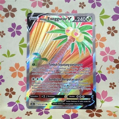 Jual Alolan Exeggutor V Sr Pokemon Go S B Pokemon Tcg