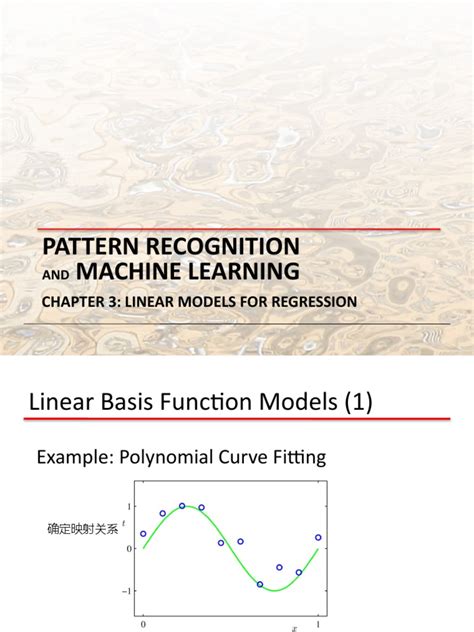 Chapter-3-Linear Models For Regression | PDF | Bayesian Inference | Regression Analysis