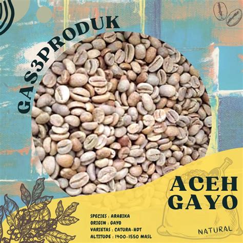 Jual Green Bean Biji Kopi Arabika Arabica Gayo Takengon Proses Natural