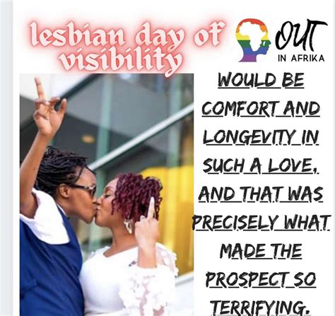 Lesbian Visibility Out In Afrika Supporting The Afrikan LGBTQ Community