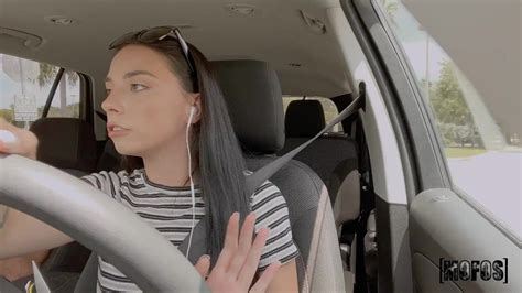 Kinky Brunette Chick Gianna Ivy Getting Screwed Hard In A Car Photos