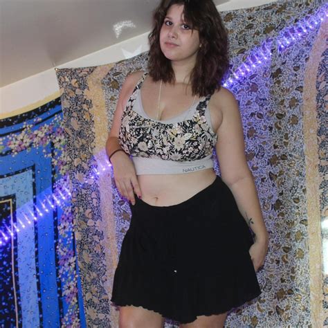 Black Floral Bikini Topthis Top Has A Tie On The Depop