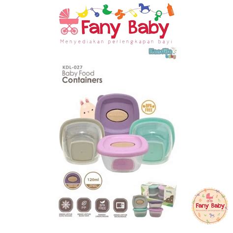 Jual Kandila Baby Food Containers KDL 027 Shopee Indonesia