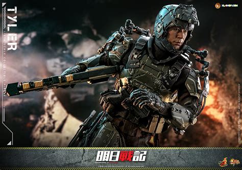 Hot Toys MMS Warriors Of Future Th Scale Tyler Collectible Figure Ship Q Q