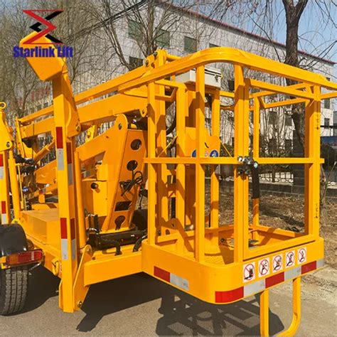 M Trailer Spider Vehicle Aerial Telescopic Towable Boom Lift