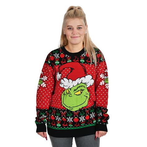 The Grinch - Christmas Grinch Knitted Sweater | Elbenwald