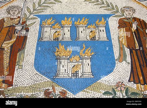 City Crest In Dublin City Hall Dublin City County Dublin Ireland