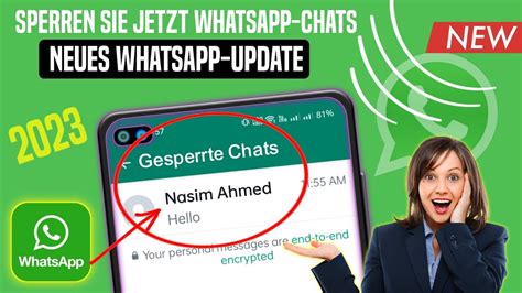 So Sperren Sie Chats Auf WhatsApp 2024 WhatsApp Neues Update