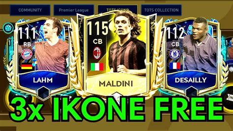 FIFA MOBILE 3x TOTS IKONE FREE ŠTA JE SVE F2P NAJBOLJI EVENT