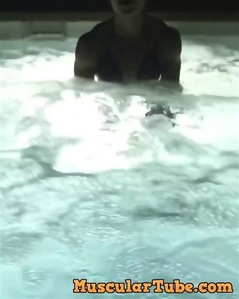 Muscle Woman Amanda Hot Tub