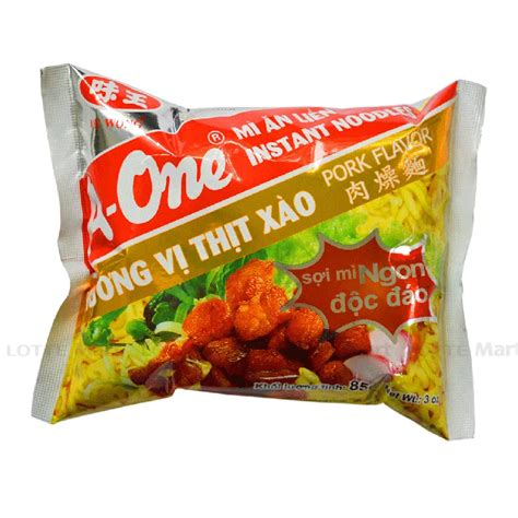 Mì A-One Thịt Xào Gói 85G
