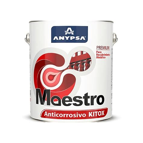 PINTURA ANTICORROSIVA BLANCA 1 4 MAESTRO